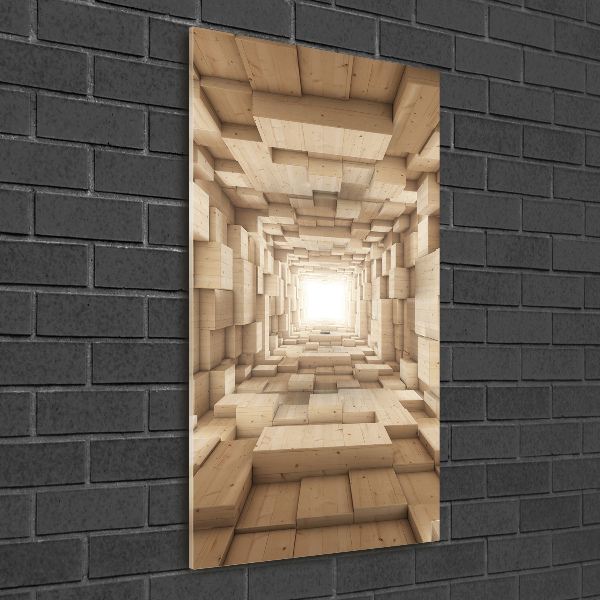 Verticale foto op glas Kleurrijke stoffen