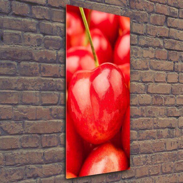 Verticale foto op glas Kersen