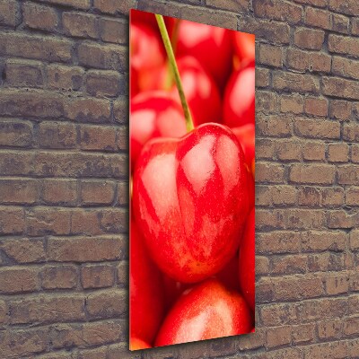 Verticale foto op glas Kersen