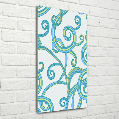 Foto obraz na szkle pionowy Abstrakcyjne spirale