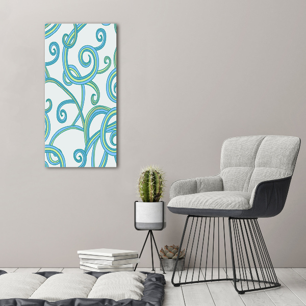 Foto obraz na szkle pionowy Abstrakcyjne spirale