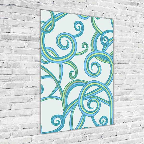 Foto obraz na szkle pionowy Abstrakcyjne spirale