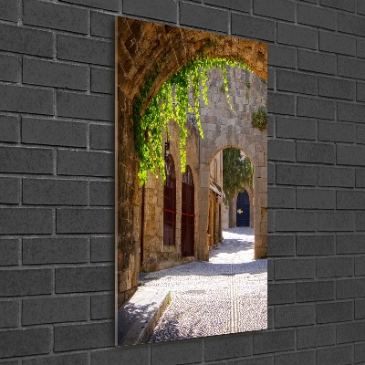Foto obraz szklany pionowy Urokliwe uliczki