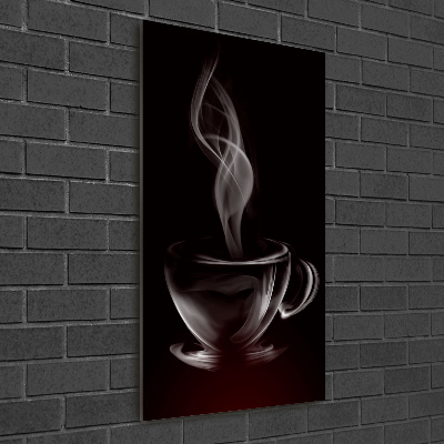 Verticale foto op glas Aromatische koffie