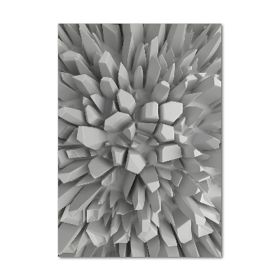 Verticale foto op glas 3D-abstractie
