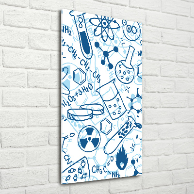 Foto obraz szkło hartowane pionowy Chemia tło
