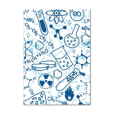 Foto obraz szkło hartowane pionowy Chemia tło