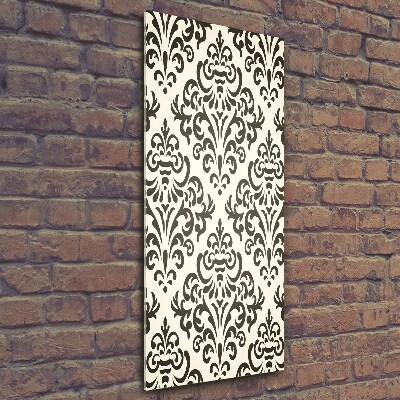 Verticale glasfoto Ornamenten achtergrond