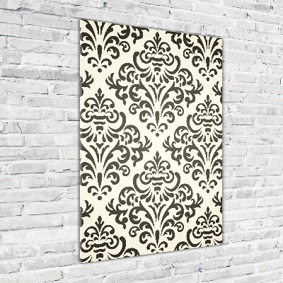 Verticale glasfoto Ornamenten achtergrond