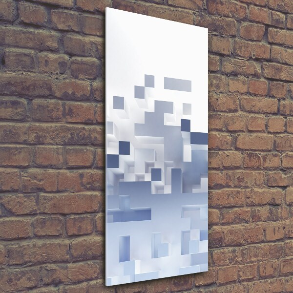 Verticale foto op glas Kubusabstractie