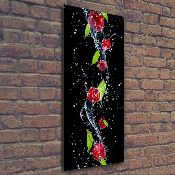 Verticale foto op glas Kersen