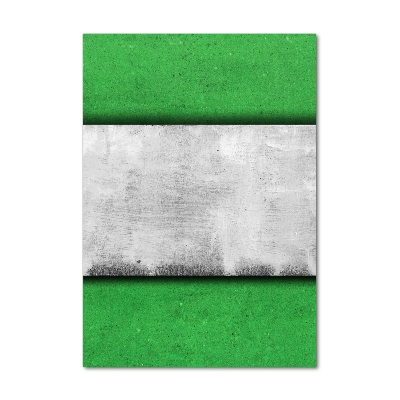 Verticale foto op glas Groene muur