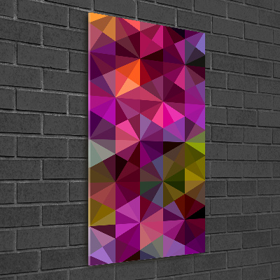 Verticale foto op glas Abstracte golven