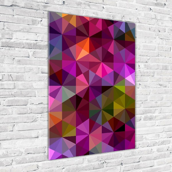 Verticale foto op glas Abstracte golven