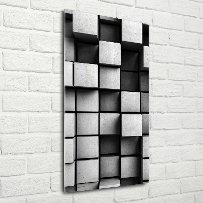 Verticale glasfoto Abstractie