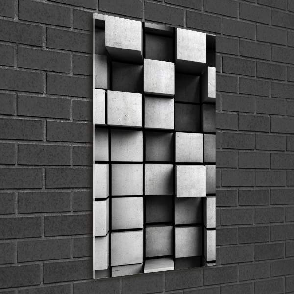 Verticale glasfoto Abstractie