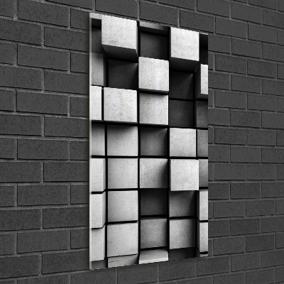 Verticale glasfoto Abstractie