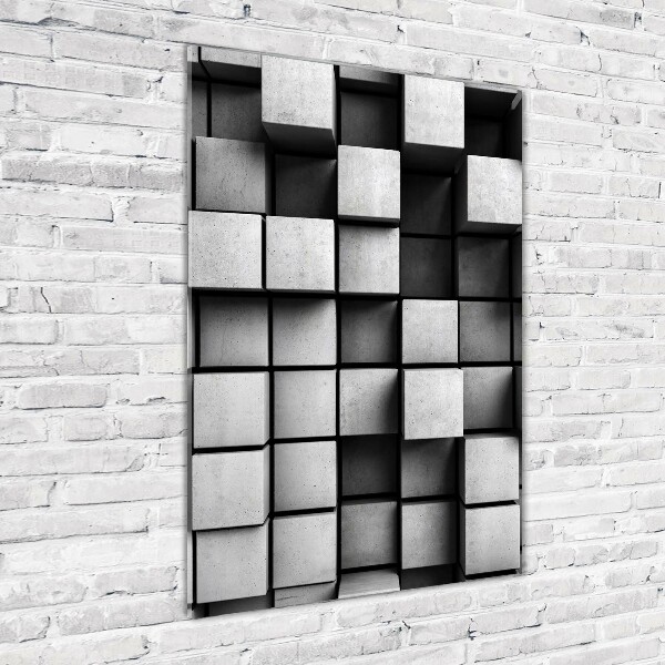 Verticale glasfoto Abstractie