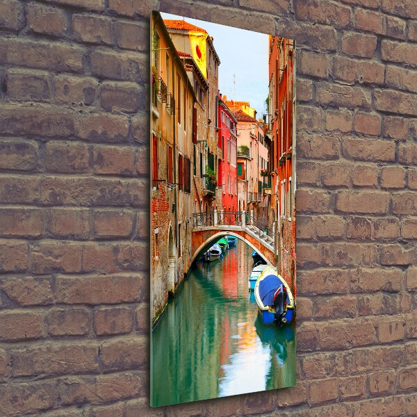 Verticaal glasschilderij Venetië, Italië