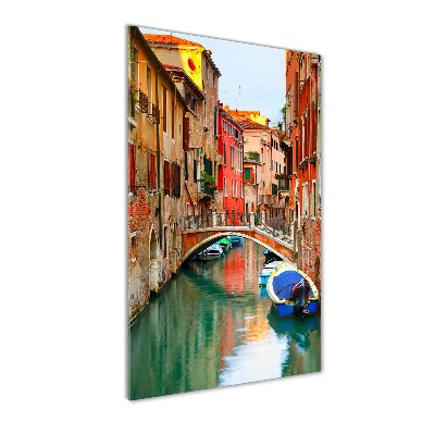 Verticaal glasschilderij Venetië, Italië