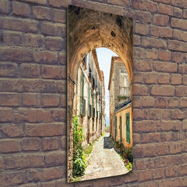 Verticale foto op glas Italiaanse straten