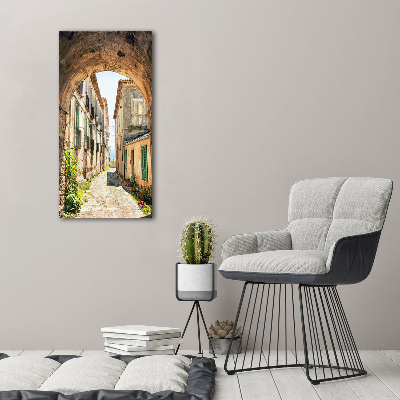 Verticale foto op glas Italiaanse straten
