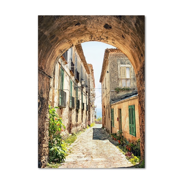 Verticale foto op glas Italiaanse straten