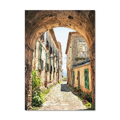 Verticale foto op glas Italiaanse straten