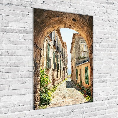 Verticale foto op glas Italiaanse straten