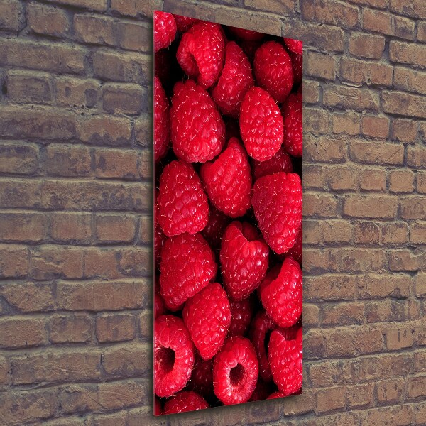 Verticale foto op glas Frambozen