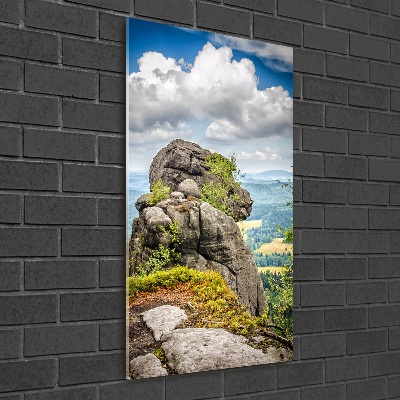 Foto obraz na szkle pionowy Szczeliniec Wielki