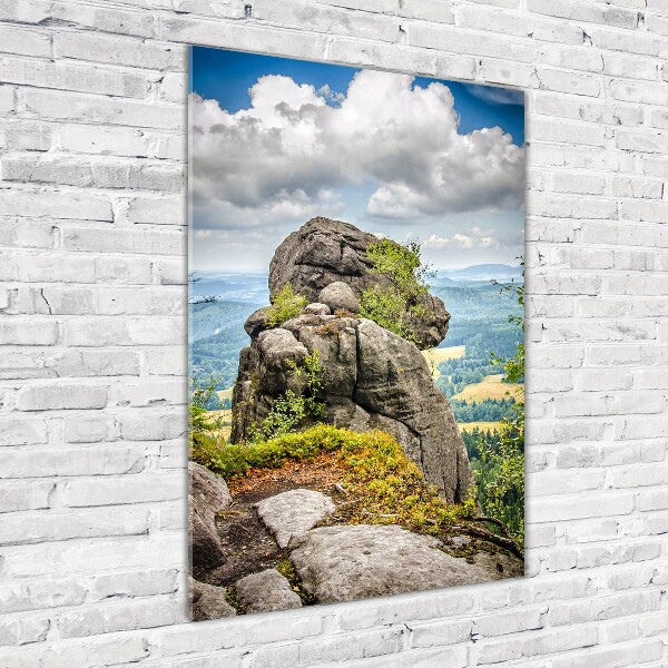 Foto obraz na szkle pionowy Szczeliniec Wielki
