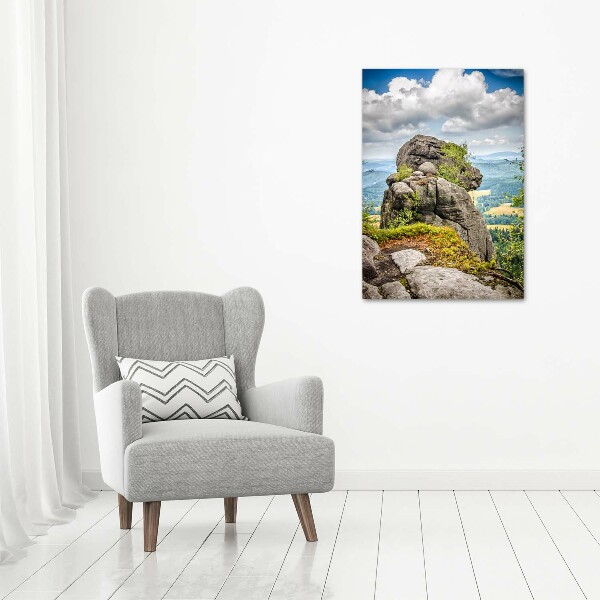 Foto obraz na szkle pionowy Szczeliniec Wielki