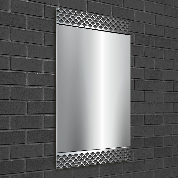 Verticale foto op glas Metalen achtergrond