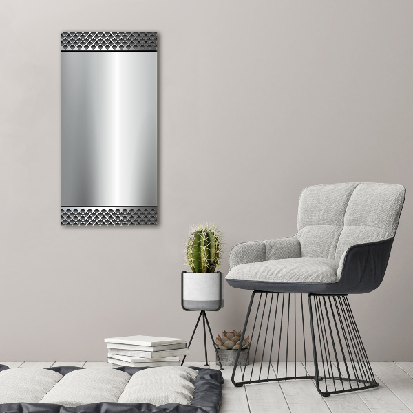 Verticale foto op glas Metalen achtergrond