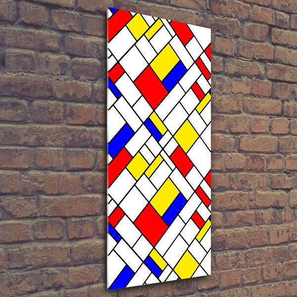 Verticale foto op glas Abstractie