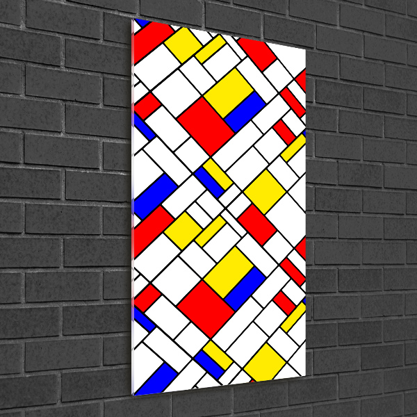 Verticale foto op glas Abstractie