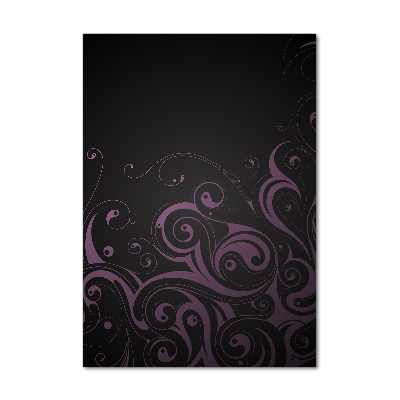 Verticale glasfoto Ornamenten