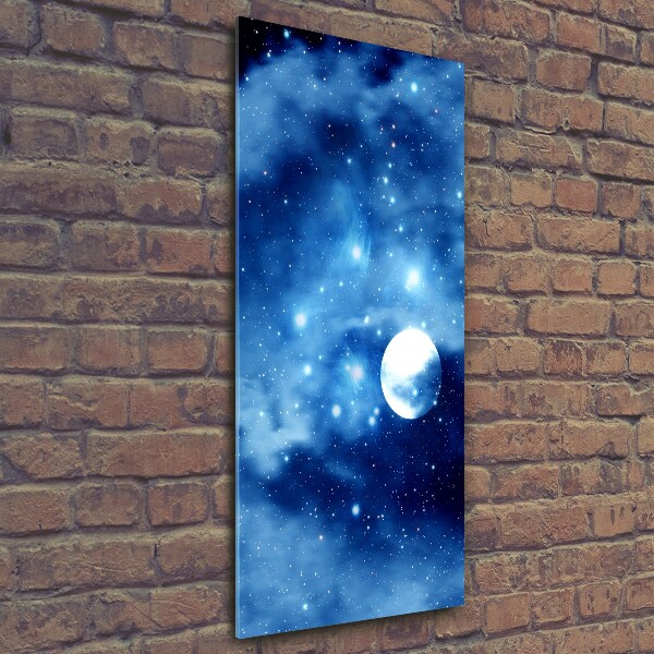 Verticaal glasschilderij Volle maan
