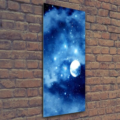 Verticaal glasschilderij Volle maan