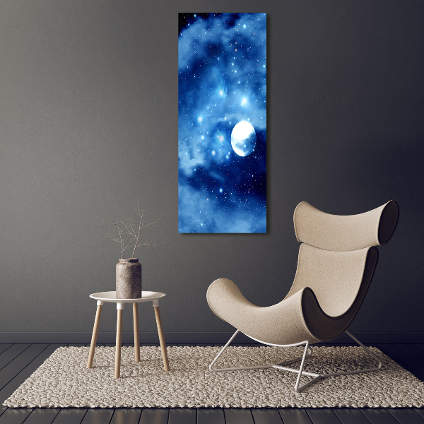 Verticaal glasschilderij Volle maan