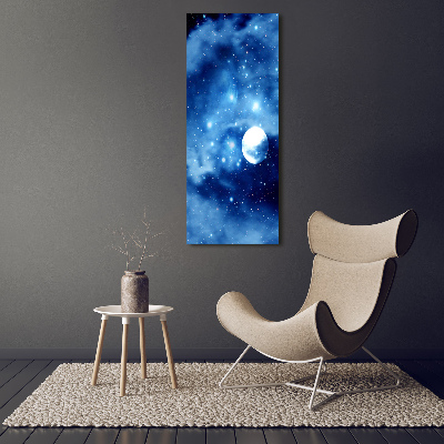 Verticaal glasschilderij Volle maan