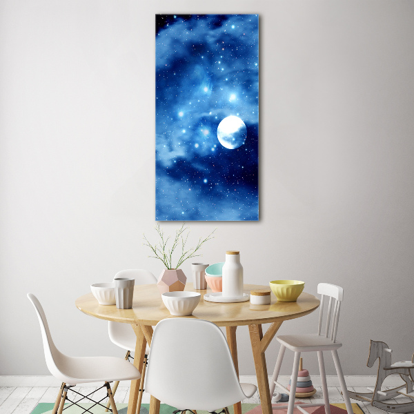Verticaal glasschilderij Volle maan