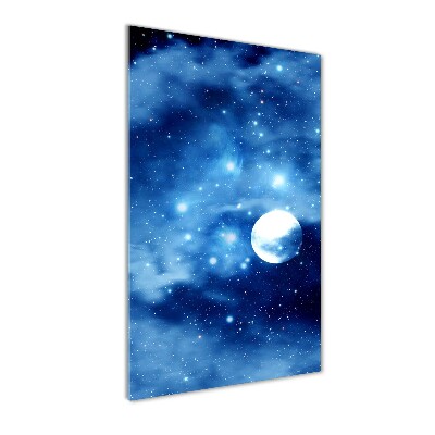 Verticaal glasschilderij Volle maan