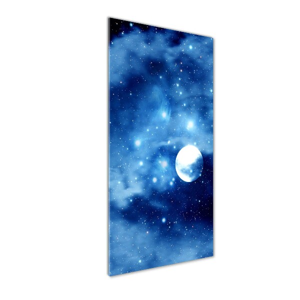 Verticaal glasschilderij Volle maan