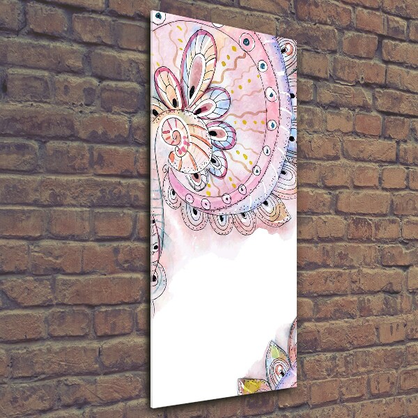 Verticale foto op glas Abstract patroon