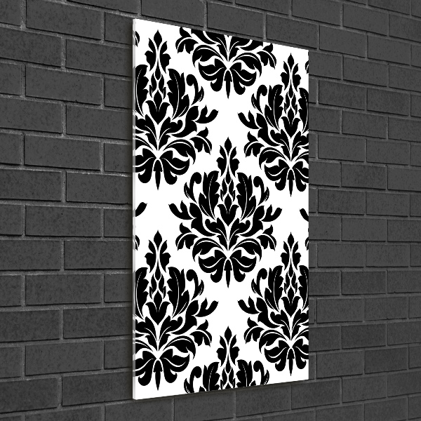 Verticale glasfoto Ornamenten