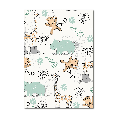 Foto obraz szklany pionowy Zwierzęta Afryka