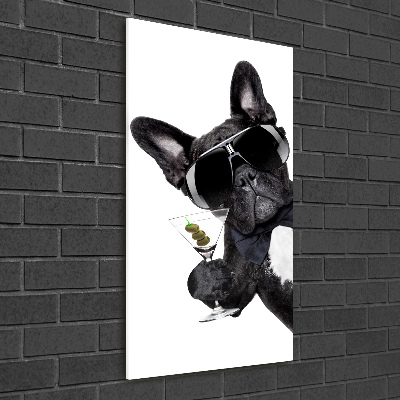 Foto obraz zdjęcie na szkle pionowy Piez z martini