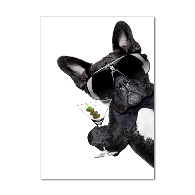 Foto obraz zdjęcie na szkle pionowy Piez z martini